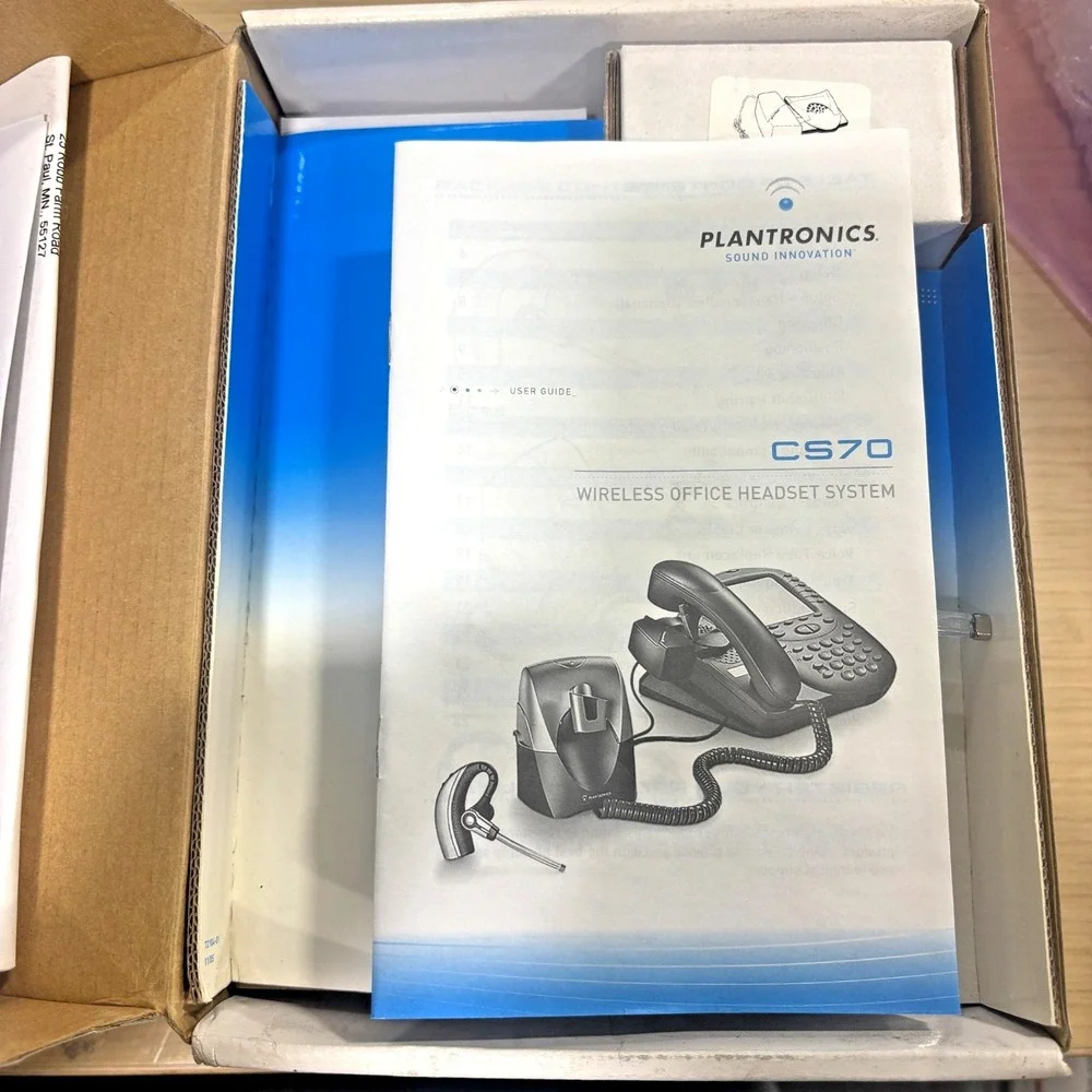 Plantronics CS70 Wireless Office Headset System Base Charging Dock 70465-01